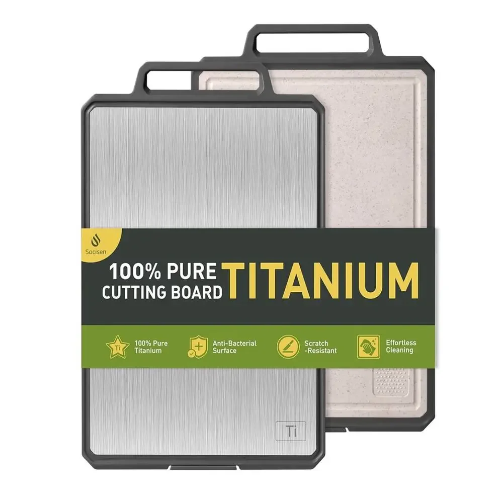Titanium Cutting Board Double Sided 15.75